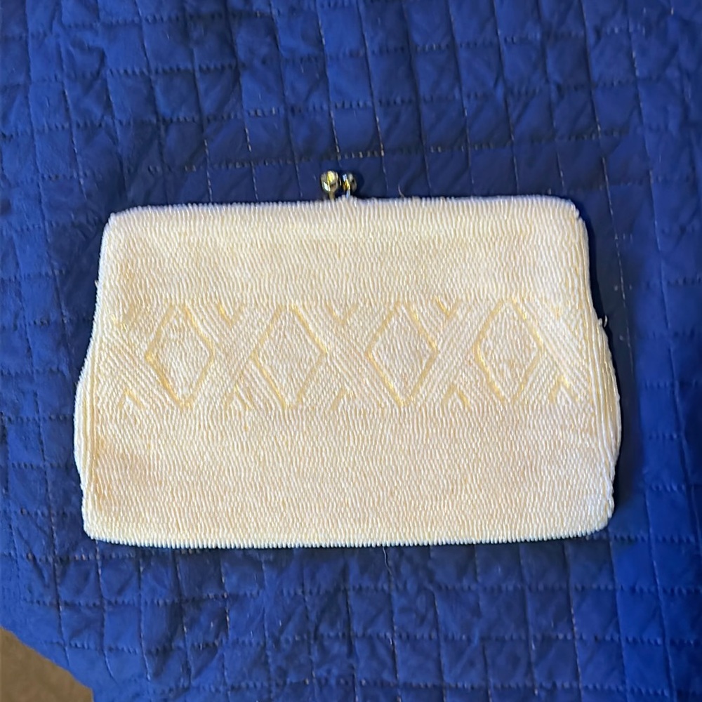 Beaded evening clutch